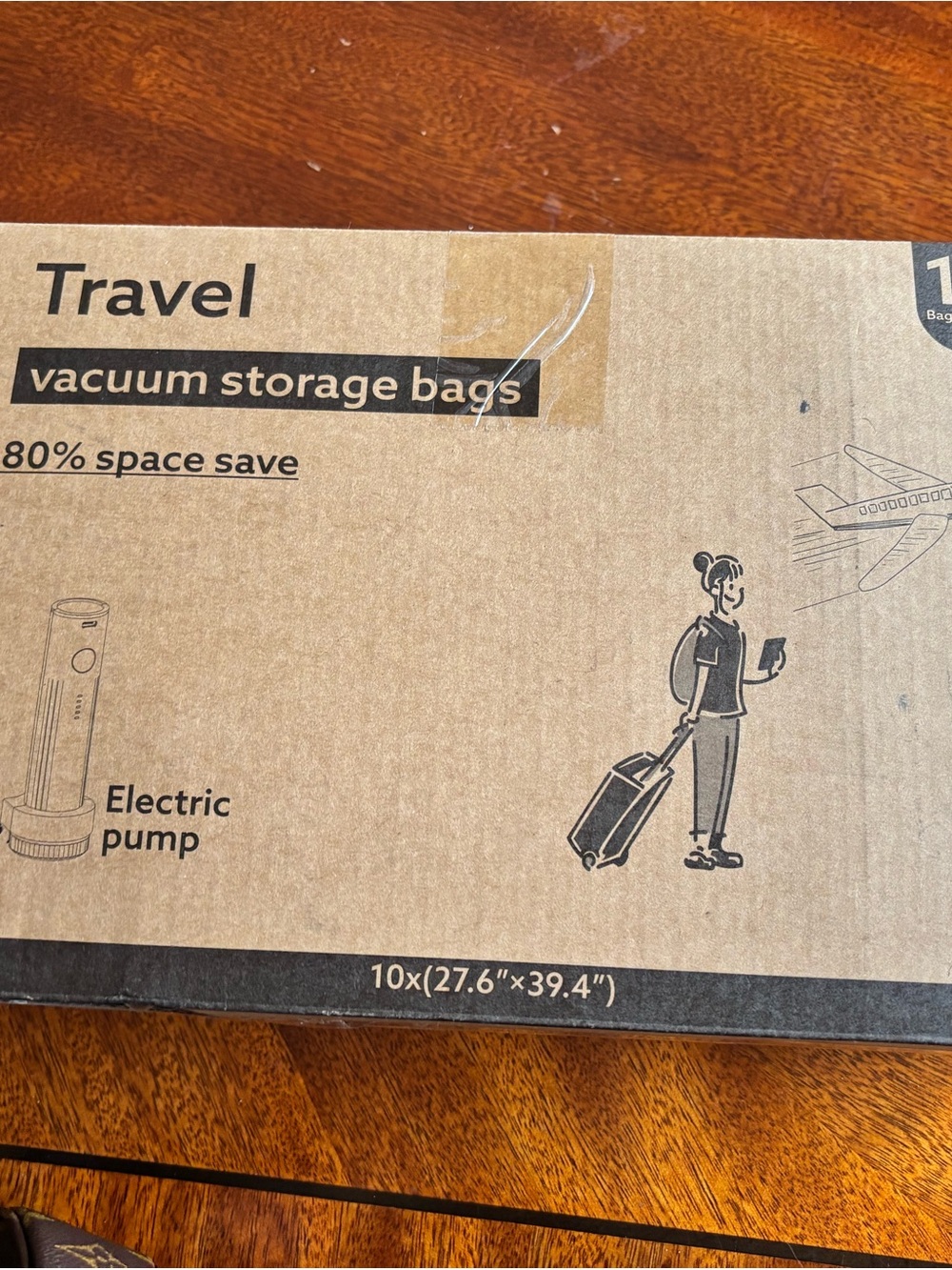 Travel Vacuum Storage Bags with Electric Pump